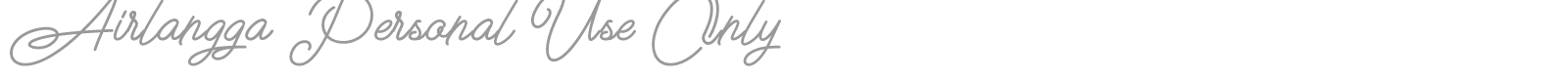 Airlangga font preview